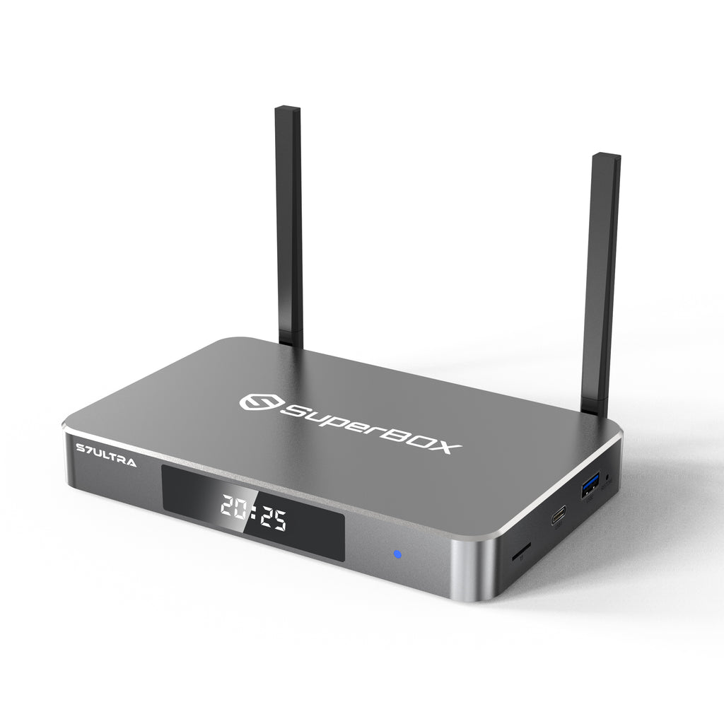SuperBox S7 Ultra Android TV Box – 4GB RAM, 128GB Storage, Wi-Fi 6, 6K, Android 12