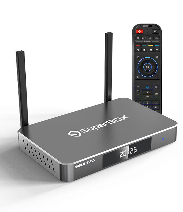 SuperBox S8 Ultra Android TV Box – 4GB RAM, 128GB Storage, Wi-Fi 6, 6K, Android 12