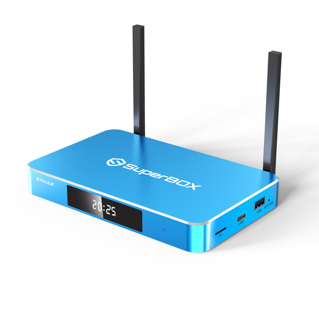 SuperBox S7 Max Android TV Box – 4GB RAM, 64GB Storage, Wi-Fi 6, 6K, Android 12