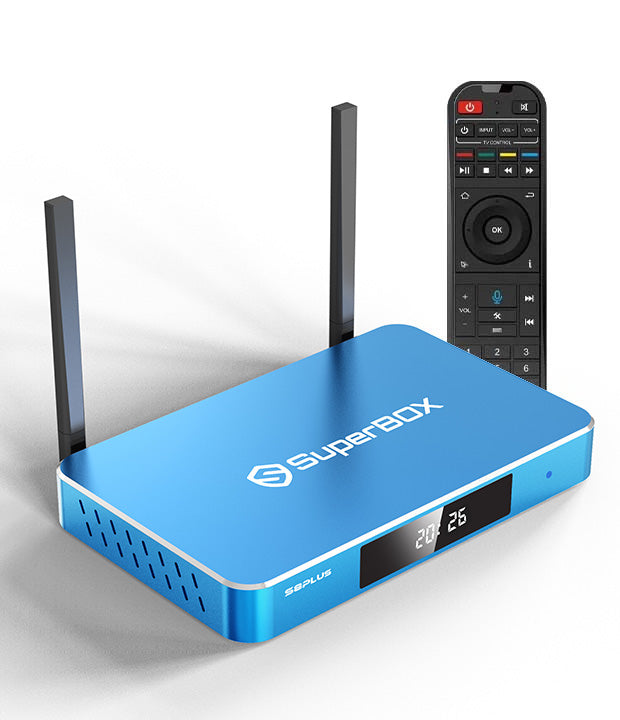 SuperBox S8 Plus Android TV Box – 4GB RAM, 64GB Storage, Wi-Fi 6, 6K, Android 12